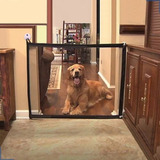 Tela Cercadinho Cachorro Grade Segurança Pet Gato 120x88 Cor Preto