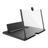 Tela De Aumento Ampliadora Lente Suporte Celular 10 Pol 3d