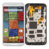 Tela Display Frontal Compatível Moto X2 Xt1097 Xt1098 Aro