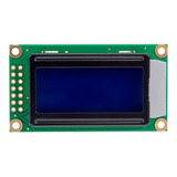 Tela Display Lcd Azul Monocromatico Xiamen