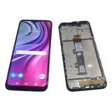 Tela Display Touch Lcd Frontal Com Vidro Moto G20 Aro Orig