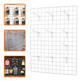 Tela Expositor Painel Aramada 60x80cm + 10 Ganchos 15cm