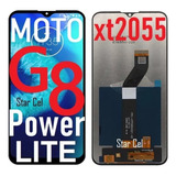Tela Frontal Original Moto G8 Power Lite(2055)+plcl3d+cp+cll
