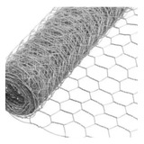 Tela Galinheiro Horta Arame Galvanizado 1,5 M X 10 Metros 