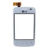 Tela Lente Touch + Adesivo LG E475 L1 Ii Tri Branco Original