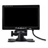 Tela Monitor Veicular Automotiva Lcd 7 Polegada Vídeo Grande