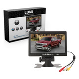 Tela Monitor Veicular Digital 7 Polegadas Lcd Portátil Cftv 12v Lumi