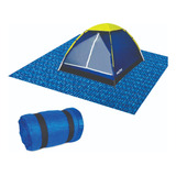 Tela Piso Jardim Chão Barraca Camping Permeável 4x3 Carpete 