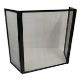 Tela Proteção De Lareira Grade Lareira Articulada 45x60