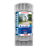 Tela Soldada Galvanizada 25x1,50 2,3mm São Jorge