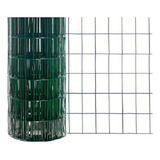 Tela Soldada Jardim Cercamento Revestida Pvc 25m X 0,60m 
