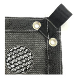 Tela Sombrite 80% Preto 6x3,5 Bainha Ilhos 50cm