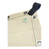Tela Sombrite 90% Decorativa Cor Bege 5,2x2 Bainha/ilhos