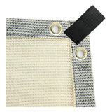 Tela Sombrite Decorativa Bege 80%uv 3x7 Bainha/ilhos