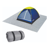 Tela Tapete Piso Chão Barraca Camping Permeável 4x3 Praia