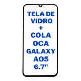 Tela Vidro Frontal Oca Sem Touch S/ Display Galaxy A05 A055m