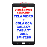 Tela Vidro Frontal S/ Touch Display Galaxy Tab A 2016 T280 