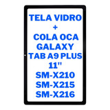 Tela Vidro Frontal Sem Touch Display Galaxy Tab A9 Plus X210