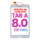 Tela Vidro Frontal Touch Lcd Sem Display Tab A 8.0 Sm T385