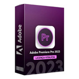 Telas/chave Licença Pré-ativada Adobe Premiere Pro 2023