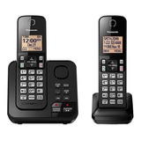 Telefone 2 Ramais Panasonic Viva Voz Secretaria Dect Fixo