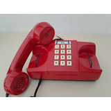 Telefone Antigo Gte Vermelho / Digital E Analógico (16)