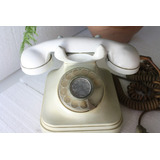 Telefone Antigo Standart Eletric Branco De