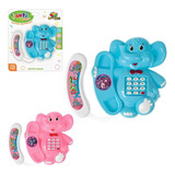 Telefone Bichinho Celular Infantil Musical Com Luz Som Bebê