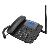 Telefone Celular Rural Intelbras Cf6031 Fixo Gsm E 3g Preto