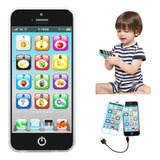 Telefone Celular Yphone Criança Brinquedo Com Som Luz Usb 