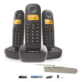 Telefone E 2 Ramais S/fio Usar C/ Chip 4g Wifi 32 Usuarios Cor Preto 110v/220v