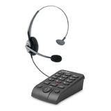 Telefone Headset Com Base Discadora Intelbras Hsb50 Preto