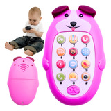 Telefone Infantil Musical Luz Celular Educativo Bebe Present