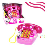 Telefone Infantil Sonoro Foninho Da Minnie Disney Origi Elka