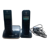 Telefone Motorola Auri3500 Sem Fio Com Ramal -preto/prateado