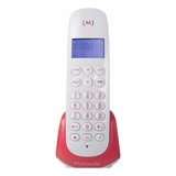 Telefone Motorola Moto700 Sem Fio - Cor Branco/vermelho
