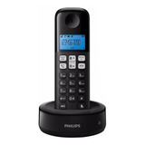 Telefone Philips D1311b/77 Sem Fio - Cor Preto
