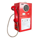 Telefone Público Orelhão Telesp (icatel) Antigo Vermelho