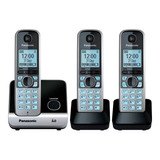Telefone S/fio Dect 6.0 C/id + 2 Ramais Kxtg6713lb Panasonic