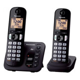 Telefone Sem Fio 2 Bases Panasonic Fixo Viva Voz Dect 6