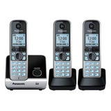 Telefone Sem Fio Com Base + 2 Ramais Panasonic Kx-tg6713lb