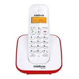 Telefone Sem Fio Digital Ts 3110 Vermelho Intelbras 110v/220v