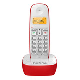 Telefone Sem Fio Digital Ts 7510 Vermelho - Intelbras 