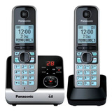 Telefone Sem Fio Panasonic Kx-tg6722lbb Preto E Prateado