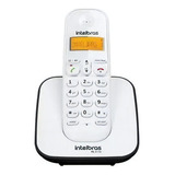 Telefone Sem Fio Ts3110 Branco E Preto Intelbras 110v/220v