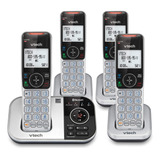 Telefone Sem Fio Vtech Vs112-4 Dect 6.0 Bluetooth Com Atendi