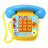 Telefone Sonoro Galinha Pintadinha Brinquedo Com Sons Elka