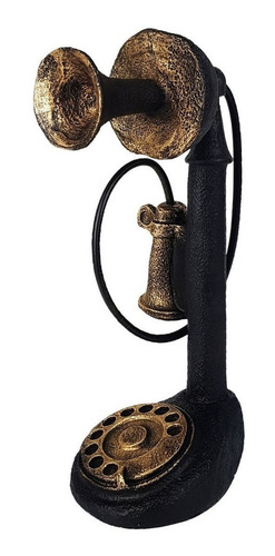 Telefone Vintage Antigo Em Resina P Decorao Pronto Entreg