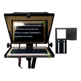 Teleprompter 10,5 Dslr C/ Suporte Smartphone