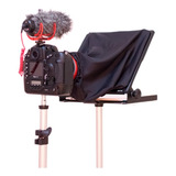 Teleprompter Portatil 10,5 Câmera Profissional Tele Prompter